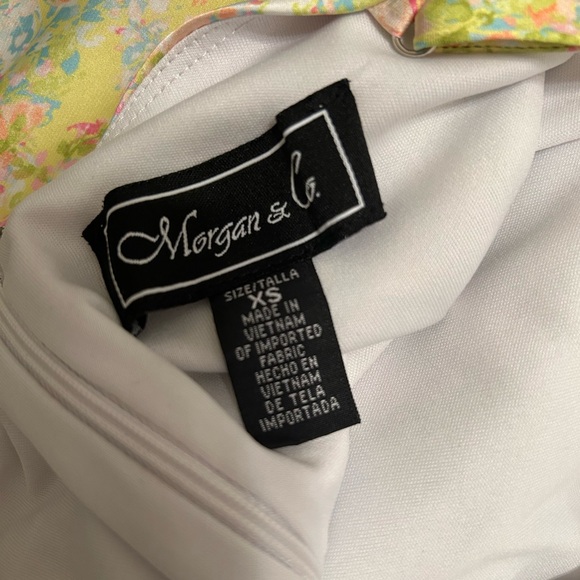 Morgan & Co. Pastel Floral XS  junior Dress - Picture 7 of 12